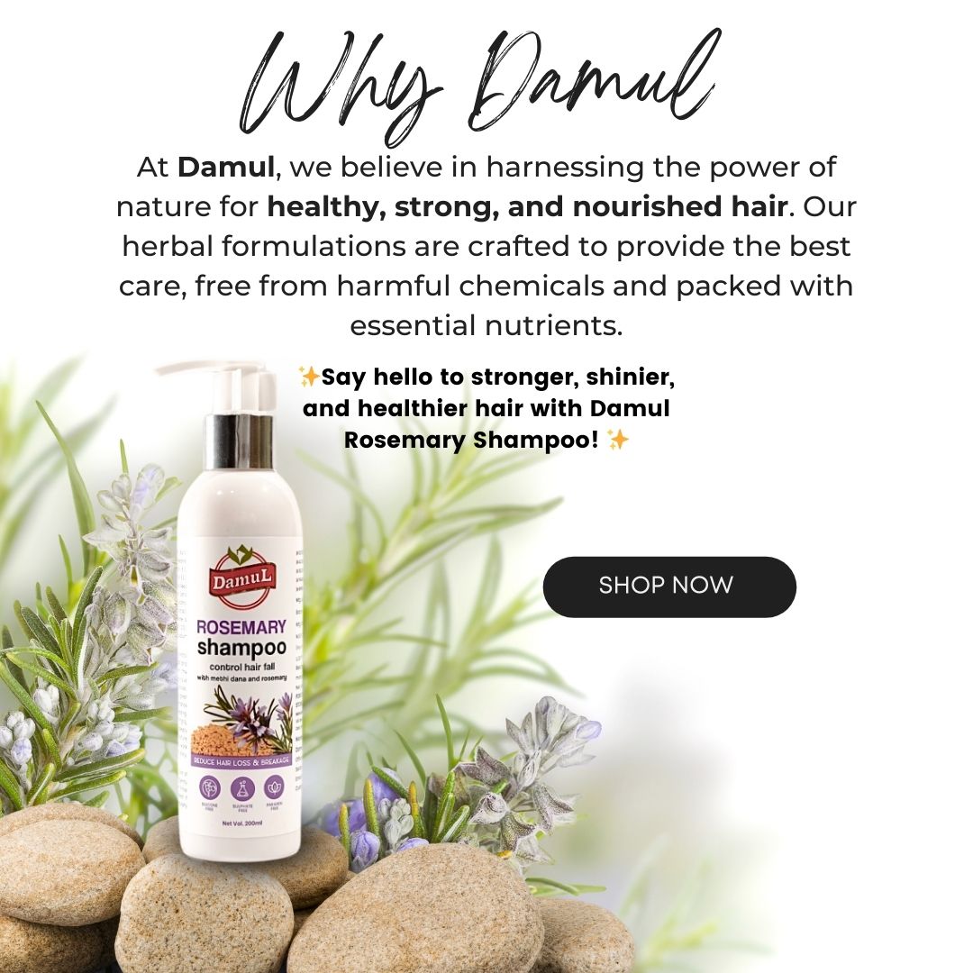 Damul Rosemary Shampoo | 100% Natural & Chemical-Free