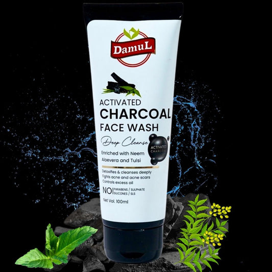 Damul Activated Charcoal Facewash | 100% Natural & Chemical-Free